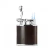 Picture of Table Lighter Peter Charles Paris Brown Leather