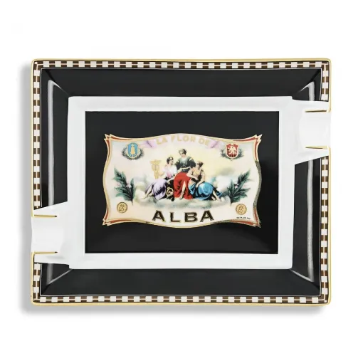 Picture of Cigar Ashtray Elie Blue Flor De Alba Black