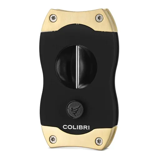 Picture of Brushed Gold Colibri V Cut Cigar Cutter