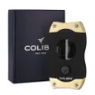 Picture of Brushed Gold Colibri V Cut Cigar Cutter