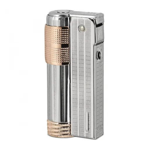 Picture of Super Triplex Chrome and Rose Gold Imco Petrol Stone Lighter