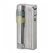 Picture of Super Triplex Chrome Petrol Lighter Yellow and Blue Imco