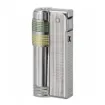 Picture of Super Triplex Chrome Petrol Lighter Yellow and Green Imco