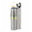 Picture of Super Triplex Chrome Petrol Lighter Yellow and Green Imco