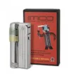 Picture of Super Triplex Chrome Petrol Lighter Yellow and Green Imco