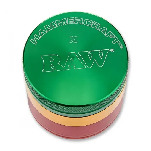 Picture of Grinder Rasta Raw X Hammer Craft 4 Parts Small