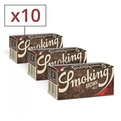 Picture of 10 Rolls of Smoking Brown Rolls Rolling Paper