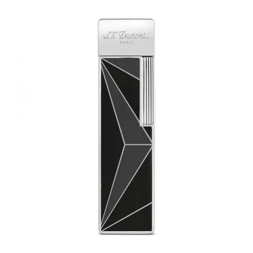 Picture of St Dupont Black and Chrome Fire X Twiggy Lighter