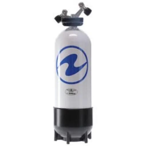 Picture of Aqualung 15 Litre 232 Bar Monobloc Diving Cylinder with 2 Outlets