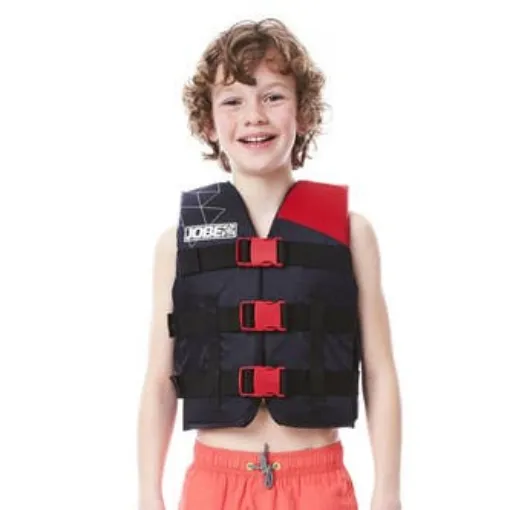 Picture of Junior Red Nylon Buoyancy Aid Vest 50N Jobe