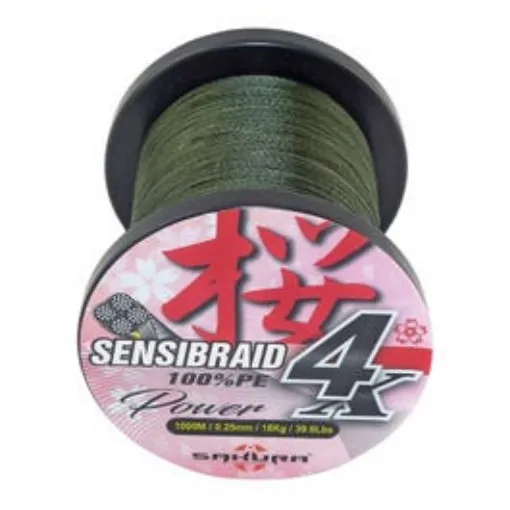 Picture of Sakura Sensibraid 4x 1000m D50 132lb Green