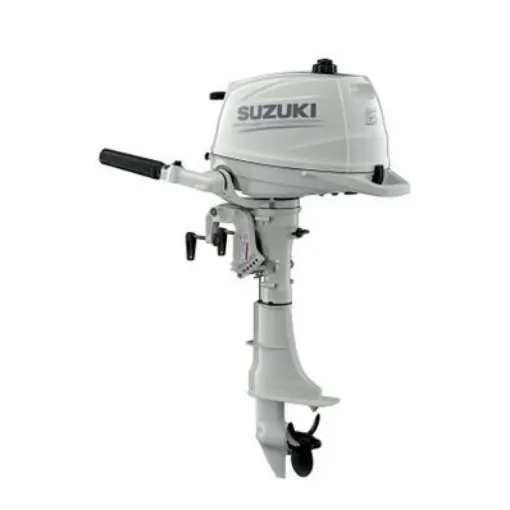 Picture of Suzuki Outboard Motor - 6 HP 4-Stroke - White