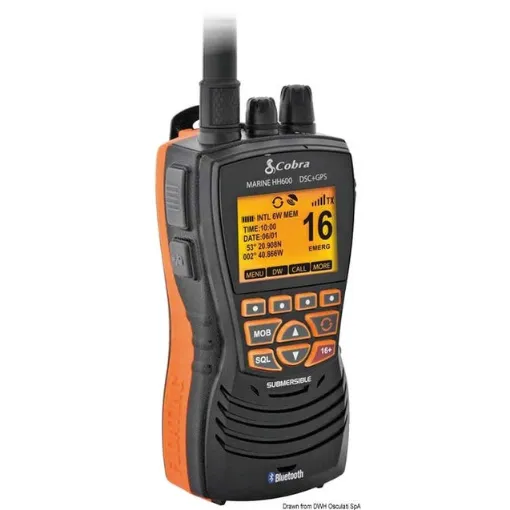 Picture of Cobra MR HH600 Portable VHF Radio - Bluetooth - GPS