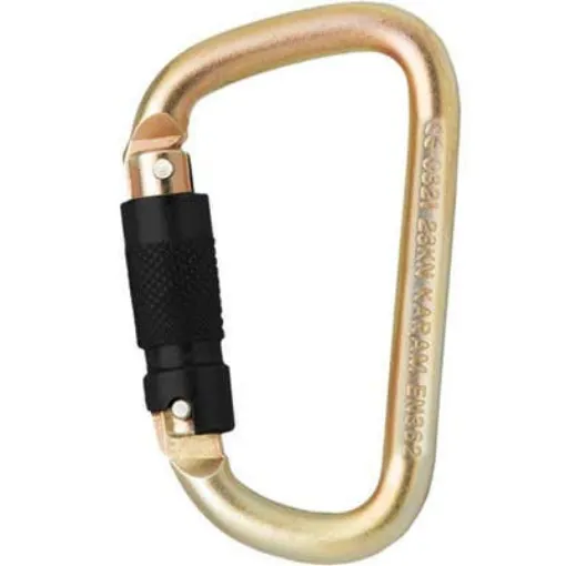 Picture of Triple Action Automatic Steel Carabiner - Kratos Safety