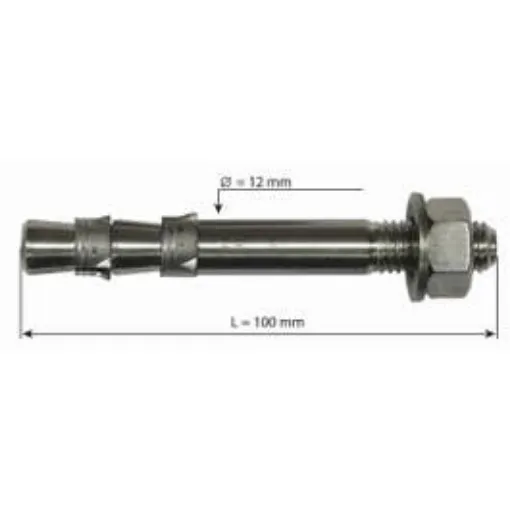 Picture of Stainless Steel Dowels 12 X 100 Mm Double Expansion - Raumer