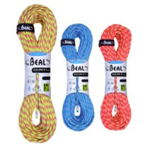 Picture of Beal Ice Line Unicore Ø 8.1 Mm Golden Dry 60 M Climbing Rope