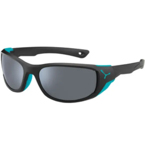 Picture of Cébé Jorasses Sunglasses - Black and Polarized Turquoise