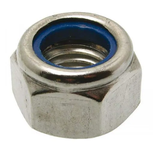 QBM - Stainless Steel Lock Nut with Nylon Insert - Pack of 10 product image