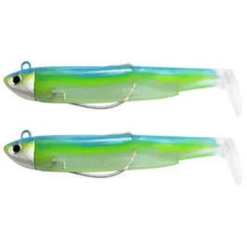 Picture of Black Minnow 120 Soft Bait Search Kit + 18g Weighted Head Fiiish