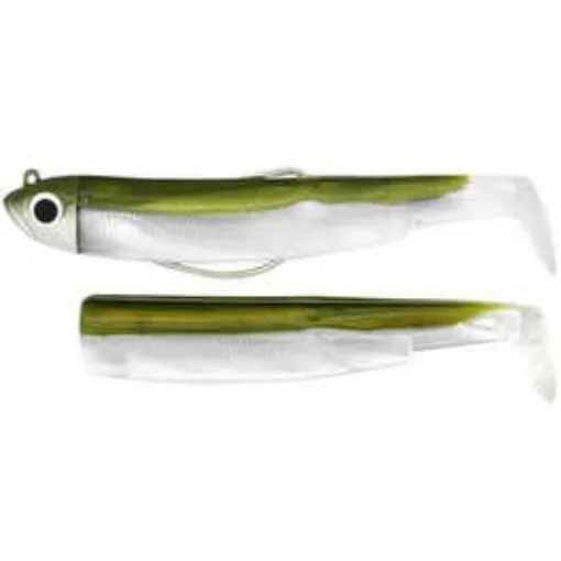 Picture of Black Minnow 70 Soft Bait Kit + Shore Weighted Head Fiiish