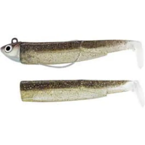 Picture of Black Minnow 70 Armed Soft Lure Kit + Search Fiiish Weighted Head