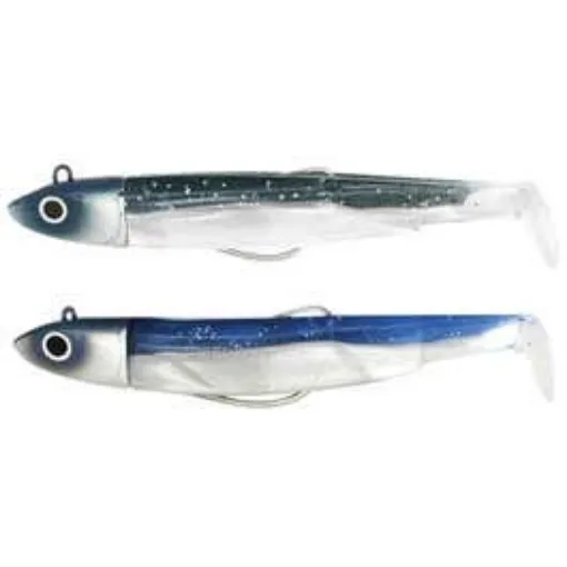 Picture of Black Minnow 90 Armed Soft Lure Kit + Offshore Weighted Head Fiiish