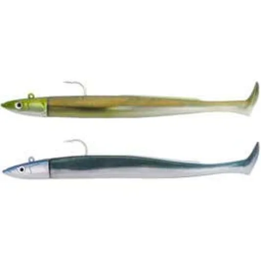 Picture of Crazy Paddle Tail 120 Soft Bait Kit with Offshore Weighted Head Fiiish