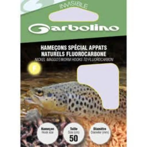 Picture of Garbolino Special Natural Bait Fluorocarbon Hook Monté