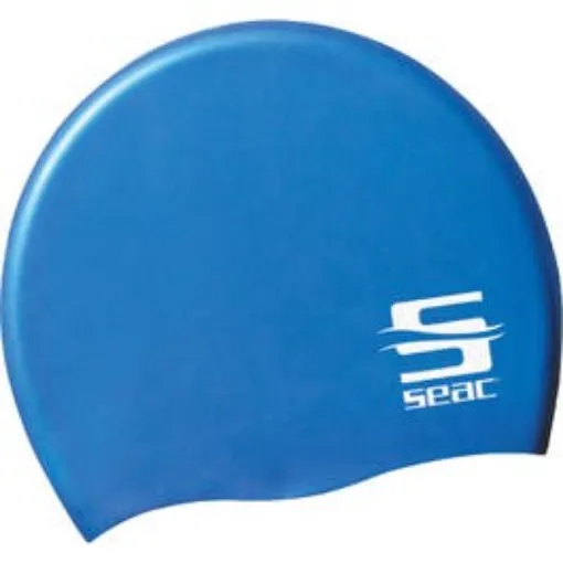 Picture of Seac Sub Junior Blue Silicone Swim Cap