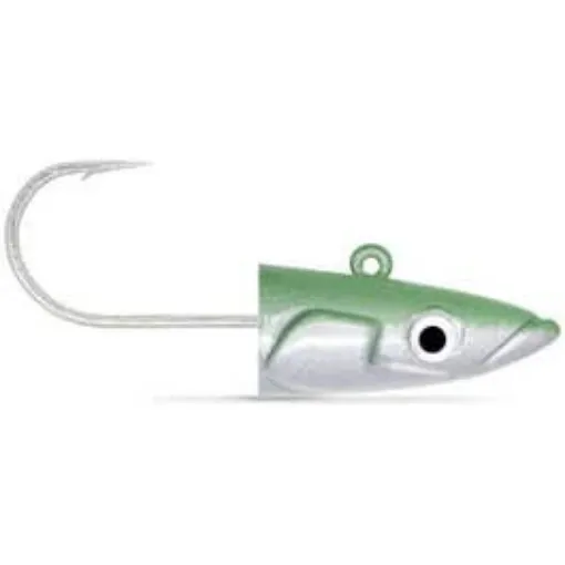 Picture of Fiiish Crazy Sand Eel 100 Green Nacre Lead Head