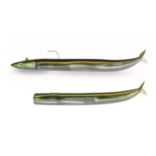 Picture of Crazy Sand Eel 220 60g Kaki Soft Lure ArmÉ+corps