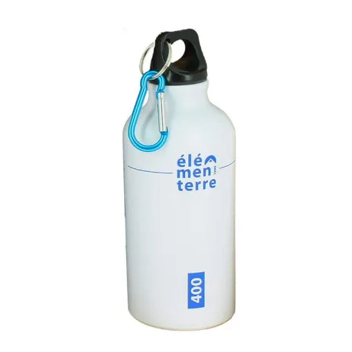 ELEMENTERRE - Aluminum Water Bottle 400ml with Carabiner - PEAR400 product image