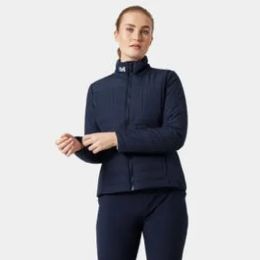 Picture of Helly Hansen Women's Crew Insulator Navy Double Bridge Jacket