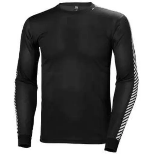 Picture of Helly Hansen Men's Lifa Crew Black Technical Underwear