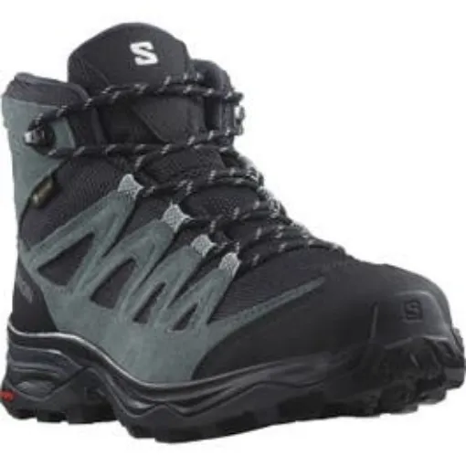 Picture of Women's X Ward Leather Mid Gtx India Ink Shoes Salomon