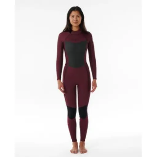 Picture of Rip Curl Women's Dawn Patrol Warmth 3/2 Mm Back Zip Wetsuit Plum