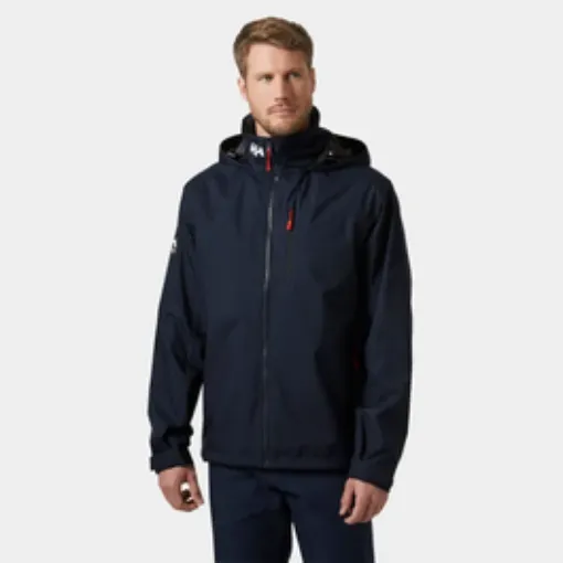 Picture of Helly Hansen Men's Crew 2.0 Hooded Jacket Navy