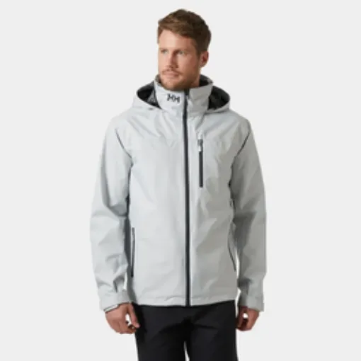 Picture of Grey Hooded Crew 2.0 Jacket Helly Hansen