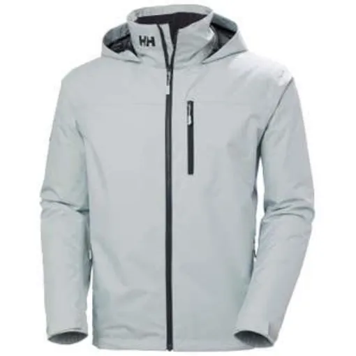 Picture of Helly Hansen Crew 2.0 Grey Hooded Fleece Lined Jacket