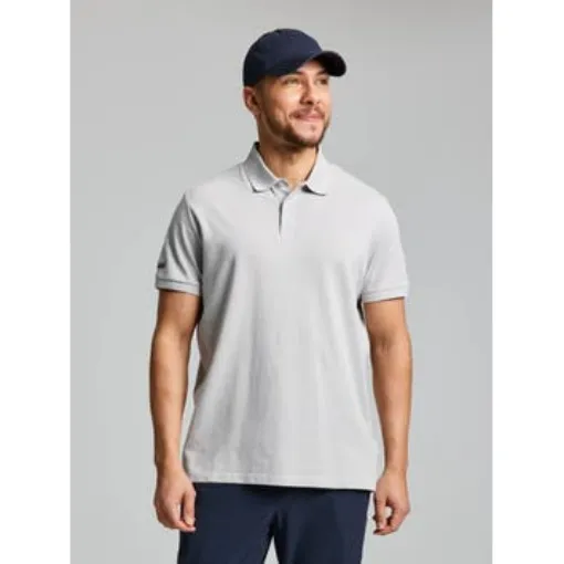 Picture of Men's Short Sleeve Sailing Polo Deck Polo Grey Slam