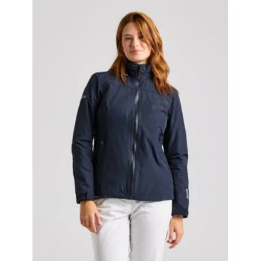 Picture of Crew Warm Hooded Jacket for Women Navy Slam