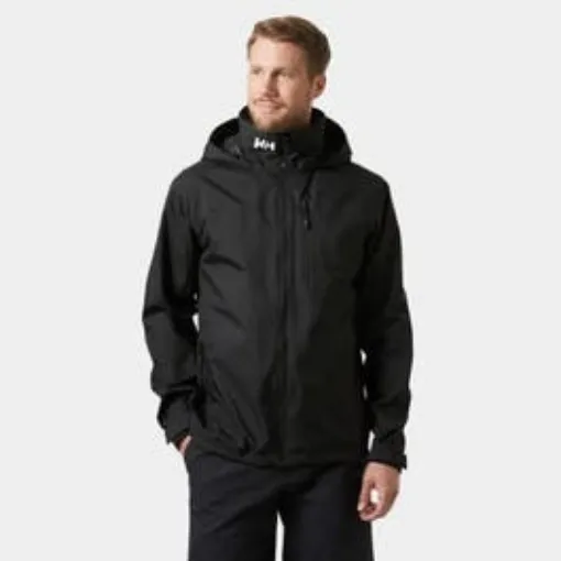 Picture of Helly Hansen Men's Crew 2.0 Black Hooded Jacket