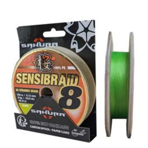 Picture of Sensibraid X8 Chartreuse 150m | Sakura