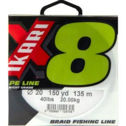 Picture of Ikari X8 Chartreuse Braid 250m | Powerline