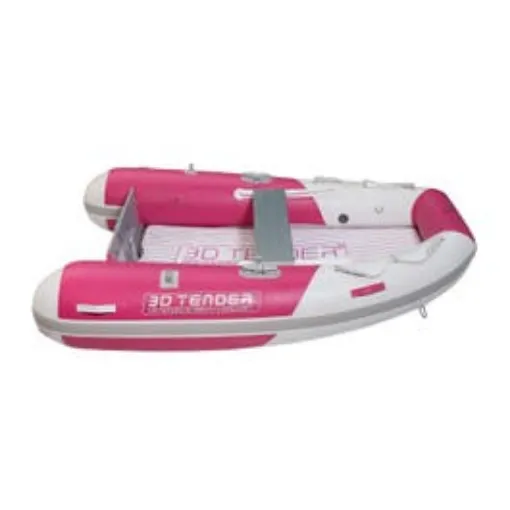 Picture of Inflatable Catamaran Floor Annex - Twin Fastcat Pink/White - 3D Tender