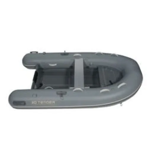 Picture of Ultimate Semi-Rigid Aluminium Double Floor - Flat Bottom/V-Shaped Hull - Hypalon + Cover - 3D Tender