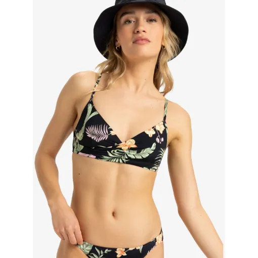 Roxy - Women's Bralette Bikini Top with Adjustable Straps - ERJX305418 product image