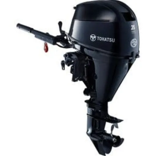 Picture of Tohatsu 25hp Tri-Cylinder 4-Stroke Outboard Motor - Long Shaft