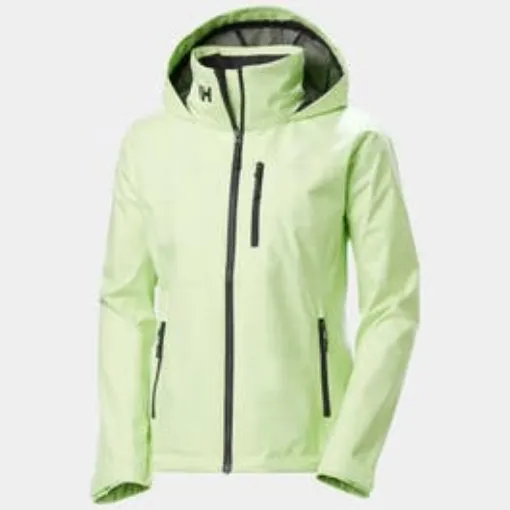 Picture of Helly Hansen Women's Crew Hooded 2.0 Washed Lime Jacket