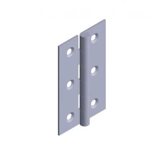 Bouvet - Rectangular Stainless Steel Hinge with Rolled Knot - 6488-080-040 product image